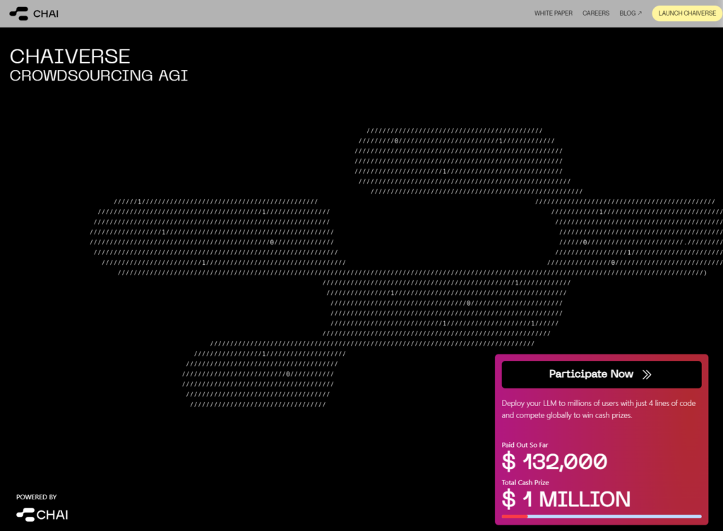 Chaiverse crowdsourcing AGI