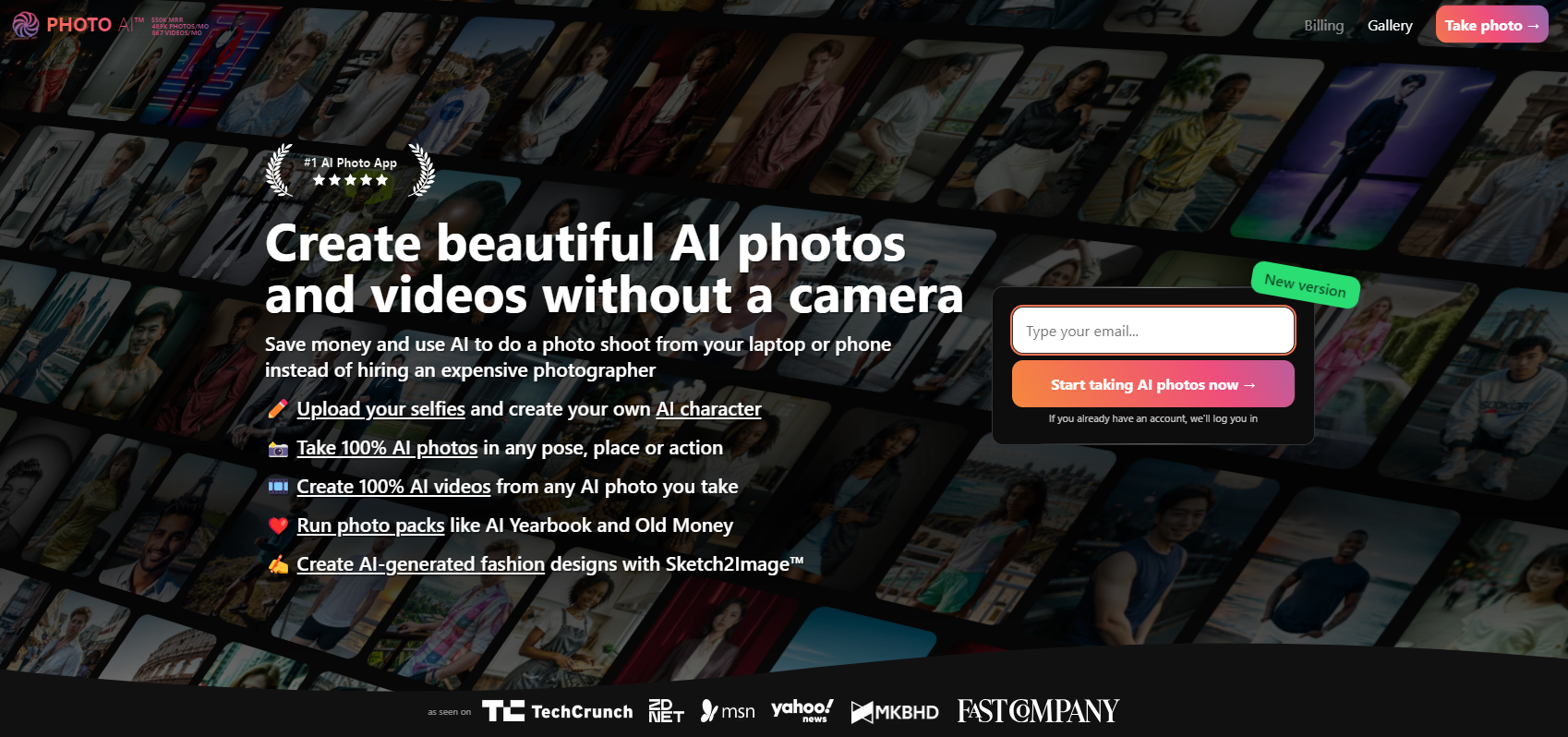 PhotoAI photo generator