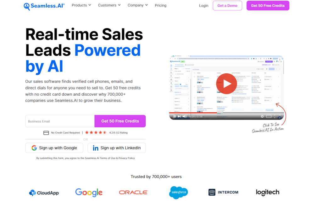 Seamless AI Real-time Sales Leads Powered by AI